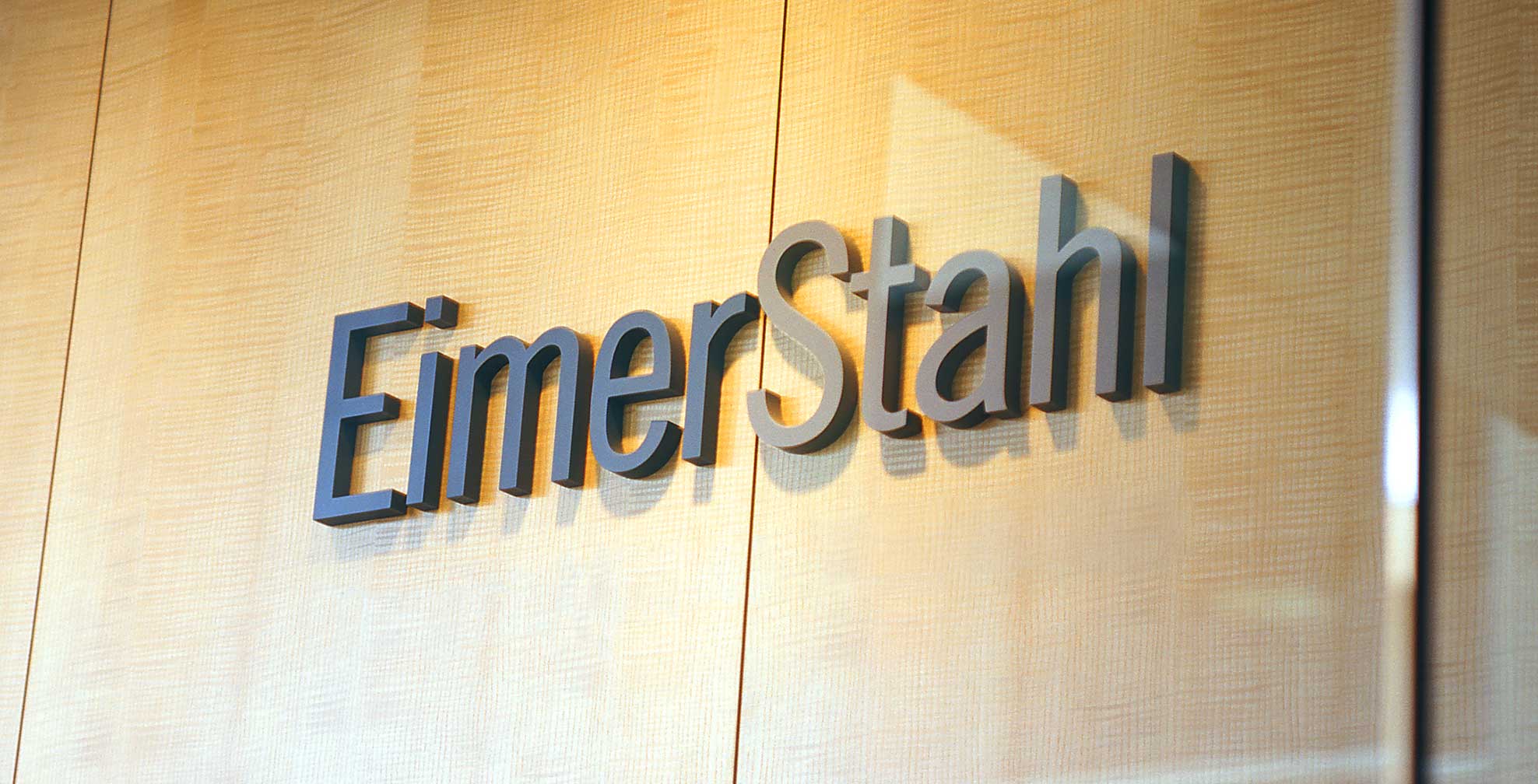 eimer-stahl_sign.jpg Art Direction by: Bart Crosby, Crosby Associates